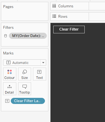Clear Filter Worksheet